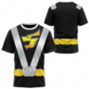 Power Rangers RPM Operator Series Black T-shirt ,Power Rangers T-shirt