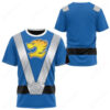 Power Rangers RPM Operator Series Blue T-shirt ,Power Rangers T-shirt