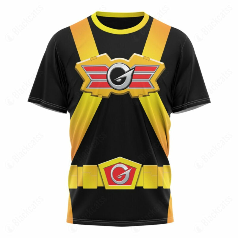 Power Rangers RPM Operator Series Gold T-shirt ,Power Rangers T-shirt