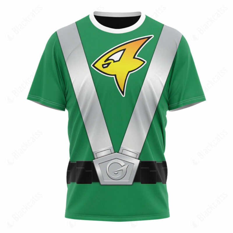 Power Rangers RPM Operator Series Green T-shirt ,Power Rangers T-shirt