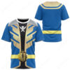 Power Rangers Super Megaforce Blue Ranger Cosplay T-shirt ,Power Rangers T-shirt