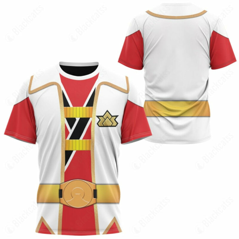 Power Rangers Super Samurai Red Ranger T-shirt ,Power Rangers T-shirt