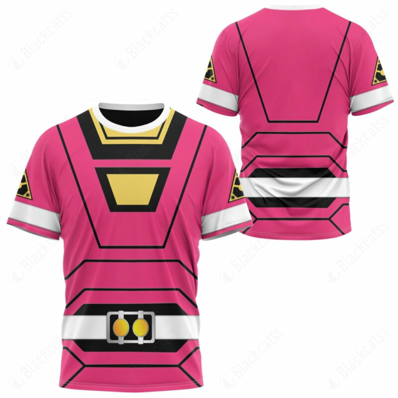 Power Rangers Turbo Pink Ranger T-shirt ,Power Rangers T-shirt