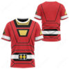 Power Rangers Turbo Red Ranger T-shirt ,Power Rangers T-shirt