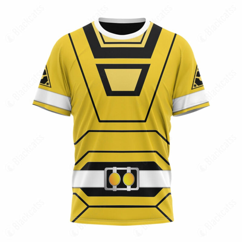 Power Rangers Turbo Yellow Ranger T-shirt ,Power Rangers T-shirt