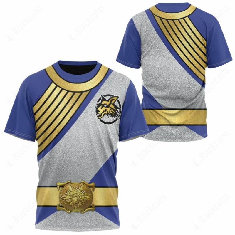 Power Rangers Wild Force Lunar Wolf Ranger T-shirt ,Power Rangers T-shirt