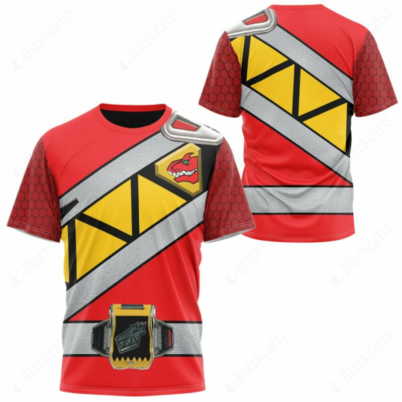 Red Dino Charge T-shirt ,Power Rangers T-shirt