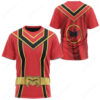 Red Power Rangers Mystic Force T-shirt ,Power Rangers T-shirt