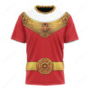 Red Power Rangers Zeo T-shirt ,Power Rangers T-shirt