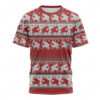 Red Reindeer Christmas Ugly T-Shirt