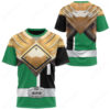 S.P.D Power Rangers S.P.D. Green Ranger B-Squad Extended Universe T-shirt ,Power Rangers T-shirt