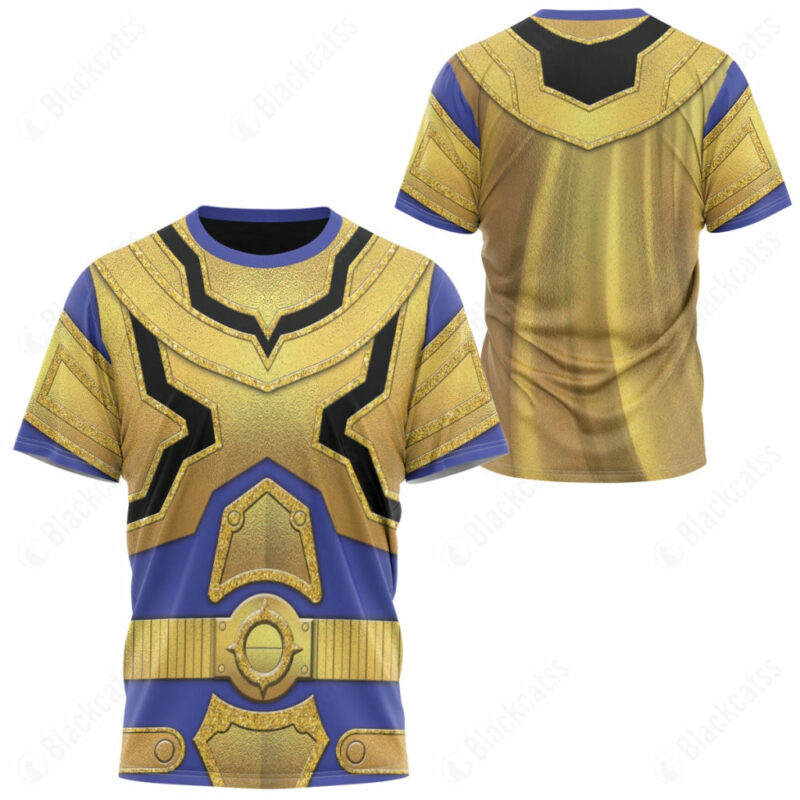 Solaris Knight Laser Power Rangers Mystic Force T-shirt ,Power Rangers T-shirt