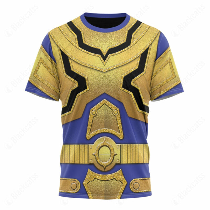 Solaris Knight Laser Power Rangers Mystic Force T-shirt ,Power Rangers T-shirt