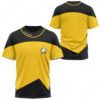 Star Trek The Next Generation Duty Uniform Yellow Suit T-Shirt