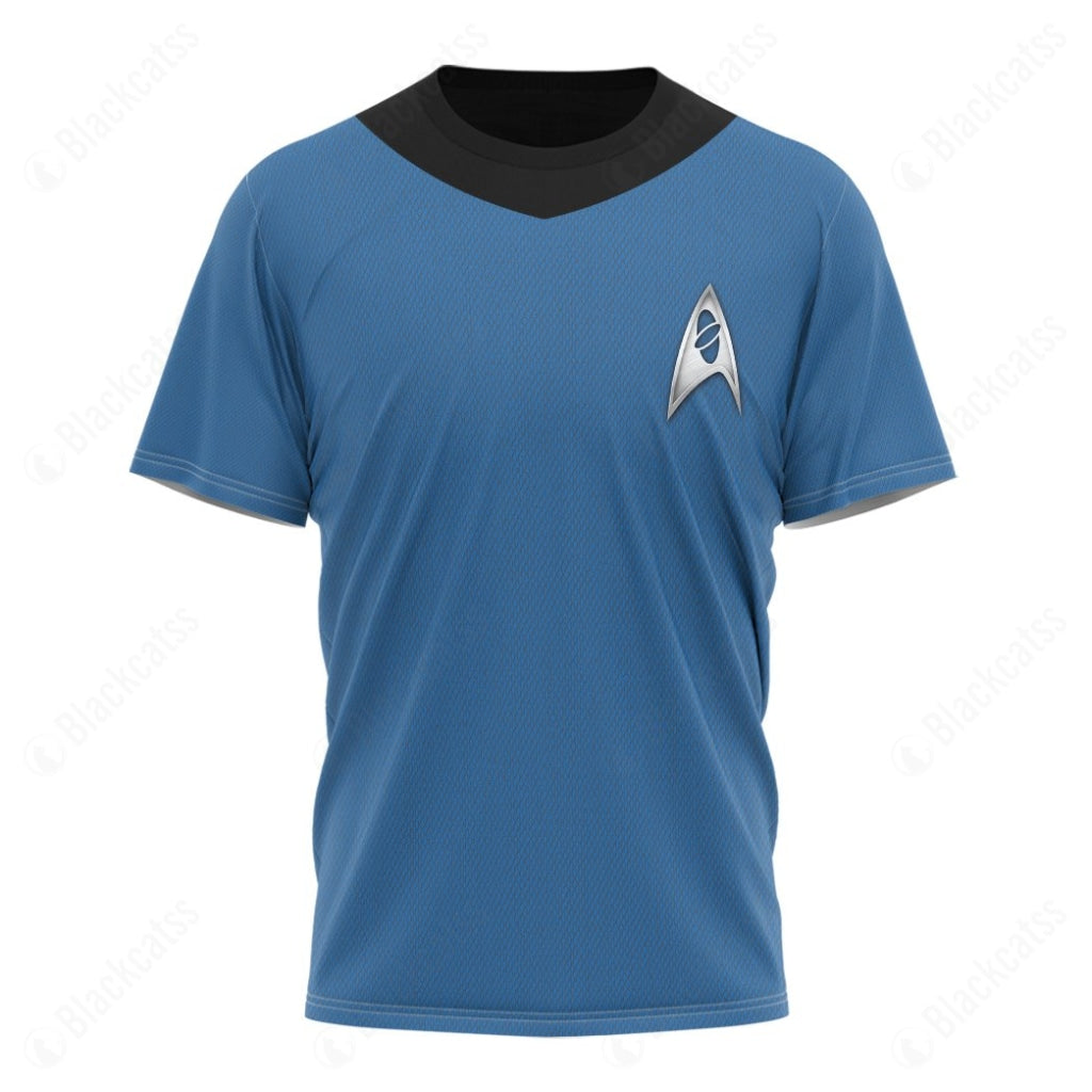 Star Trek The Original Series Blue Suit T-Shirt