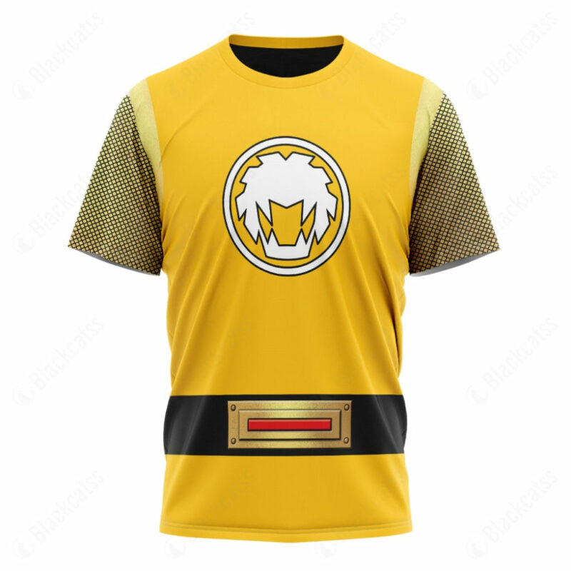 The Yellow Wind Power Rangers Ninja Storm T-shirt ,Power Rangers T-shirt