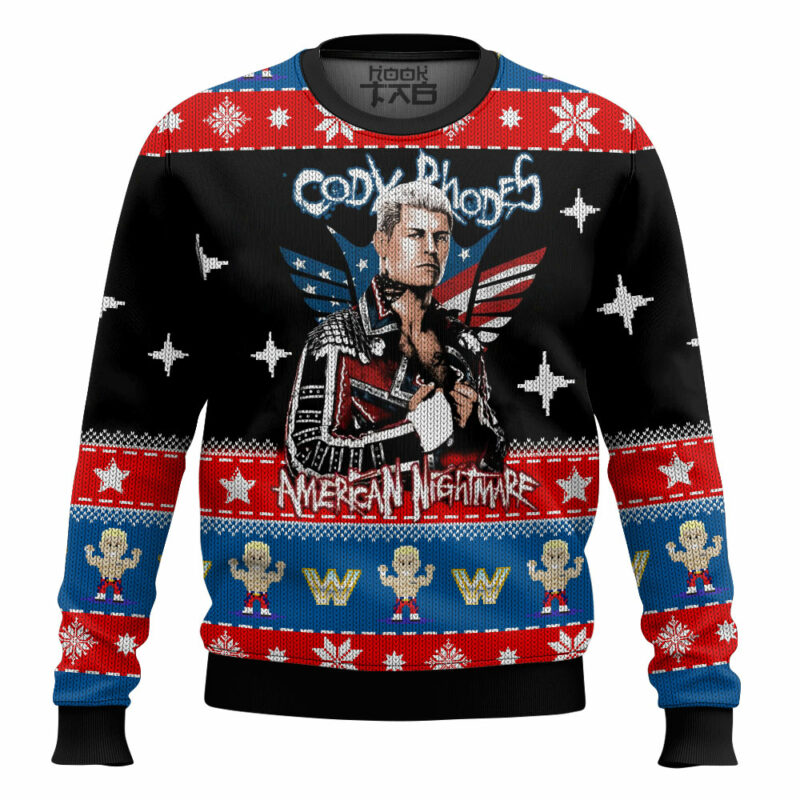 Cody Rhodes WWE Christmas Ugly Sweater