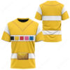 Yellow Power Rangers In Space T-shirt ,Power Rangers T-shirt