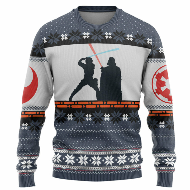 3D S.W Darth Vader Christmas Gift Ugly Sweater