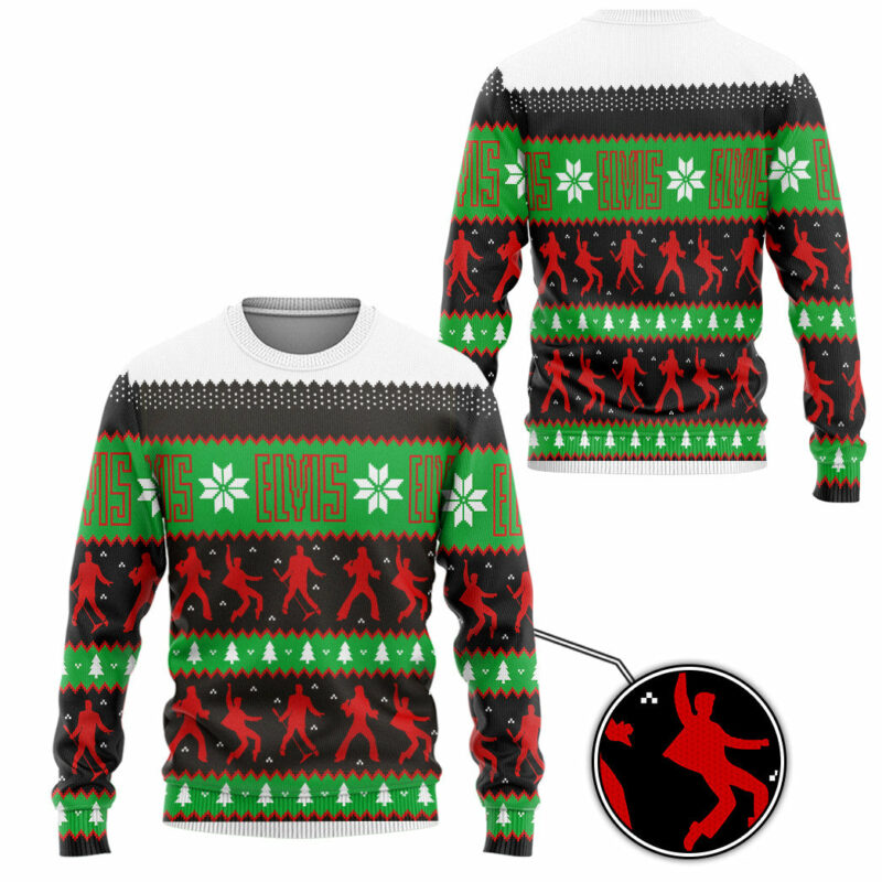 3D ELV PRL Dancing Christmas Custom Ugly Sweater