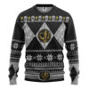 3D Mighty Morphin Black Power Ranger Custom Ugly Christmas Sweater