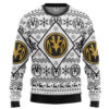 3D Mighty Morphin White Power Ranger Custom Ugly Christmas Sweater