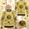 3D Mighty Morphin Yellow Power Ranger Custom Ugly Christmas Sweater