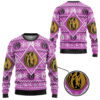 3D Mighty Morphin Pink Power Ranger Custom Ugly Christmas Sweater