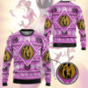 3D Mighty Morphin Pink Power Ranger Custom Ugly Christmas Sweater