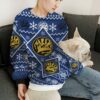 3D Mighty Morphin Blue Power Ranger Custom Ugly Christmas Sweater