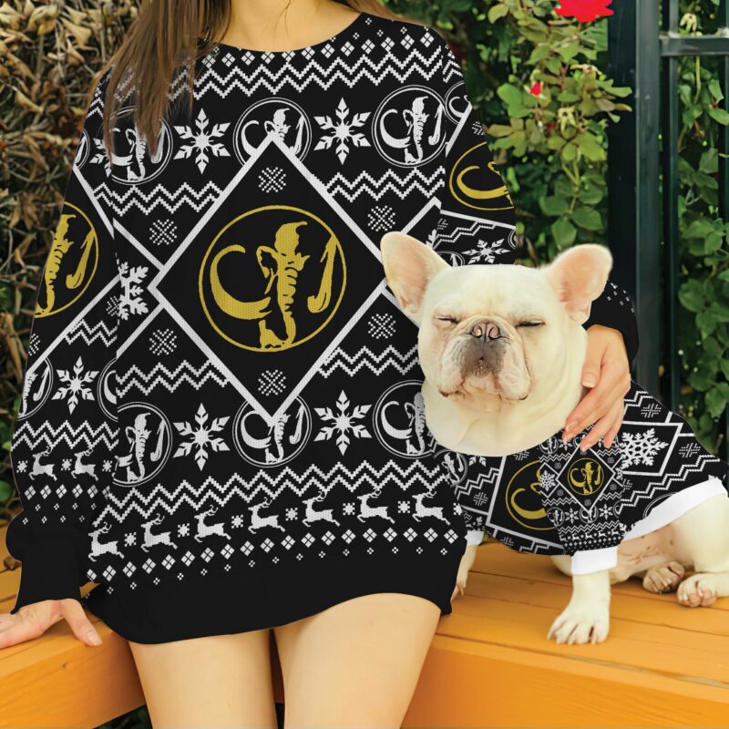 3D Mighty Morphin Black Power Ranger Custom Ugly Christmas Sweater