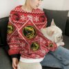 3D Mighty Morphin Red Power Ranger Custom Ugly Christmas Sweater