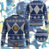 3D Mighty Morphin Blue Power Ranger Custom Ugly Christmas Sweater