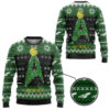 3D S.T Trek The Halls Ugly Christmas Custom Ugly Sweater