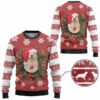 3D Golden Retriever Dog Ugly Christmas Sweater