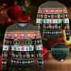 3D Hippie Merry Christmas Custom Ugly Sweater