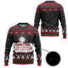 3D Santa Claus Isnt Coming Jesus Is Custom Ugly Christmas Sweater