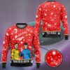 3D S.T Beam Me Up Santa Custom Ugly Sweater