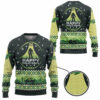 3D Halo Happy Halo Days Ugly Christmas Ugly Sweater