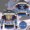 3D S.T Merry Trekmas Ugly Christmas Custom Ugly Sweater