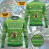 3D TMNT Turtles Ugly Christmas Style Personalized Custom Name Ugly Sweater