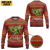 3D Raphael TMNT Ugly Christmas New Style Custom Name Ugly Sweater