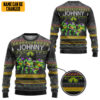 3D Donatello TMNT Ugly Christmas New Style Custom Name Ugly Sweater