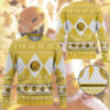 3D Mighty Morphin Yellow Ranger Christmas Custom Ugly Sweater