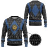 3D Power Ranger Mighty Morphin Blue Ranger Ugly Christmas Limited Edition Custom Ugly Sweater