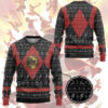 3D Power Ranger Mighty Morphin Red Power Ranger Ugly Christmas Limited Edition Custom Ugly Sweater