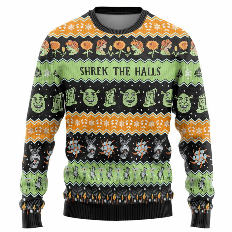 3D Shrek Ugly Christmas Custom Ugly Sweater