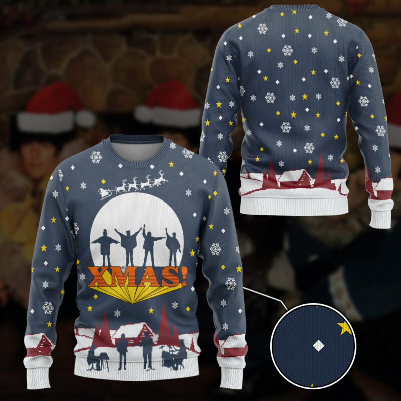 3D The B Ugly Christmas Custom Ugly Sweater