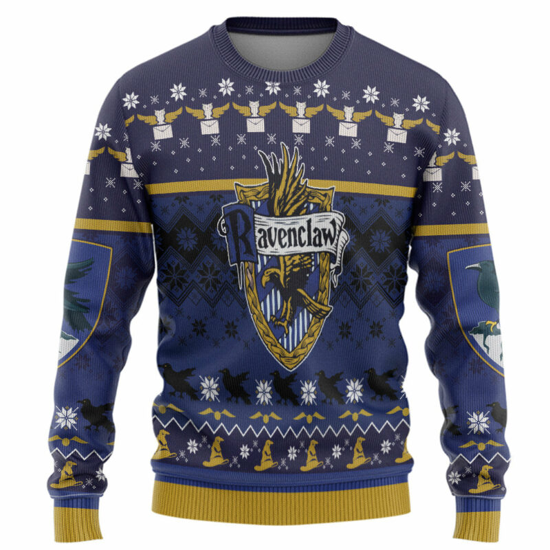 3D H.P Ravenclaw Ugly Christmas Ver 1 Custom Ugly Sweater