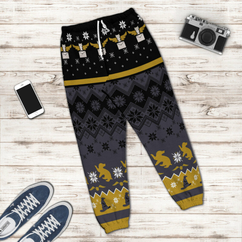 3D H.P Hufflepuff Ugly Christmas Ver 1 Custom Ugly Sweater